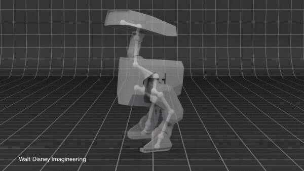 Newton robot walking.