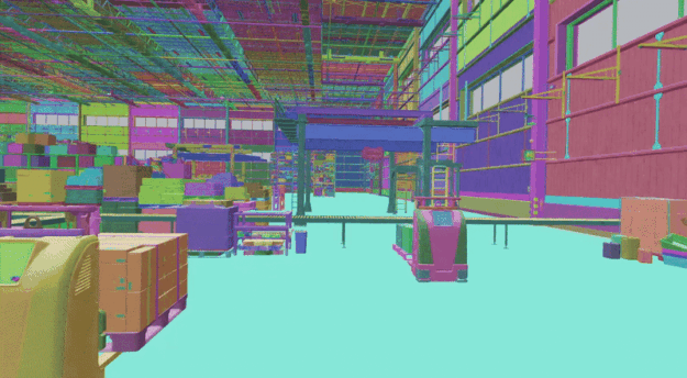 A CG style simulation video