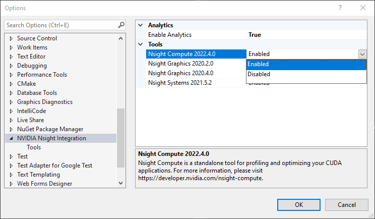 Nsight graphics как пользоваться с visual studio
